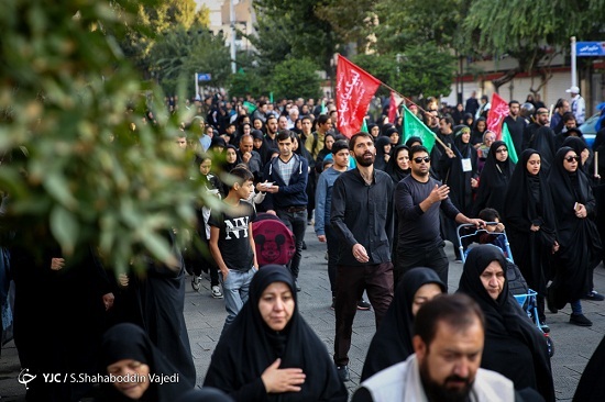 راهپیمایی جاماندگان اربعین حسینی در شهر تهران