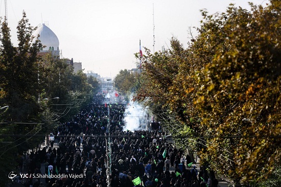 راهپیمایی جاماندگان اربعین حسینی در شهر تهران