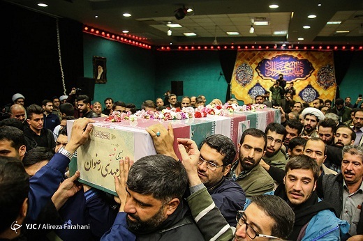 تشییع پیکر شهید امنیت محمد مهدی رضوان