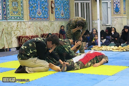 نمایش لحظه شهادت مدافع امنیت «مرتضی ابراهیمی» اجرا شد