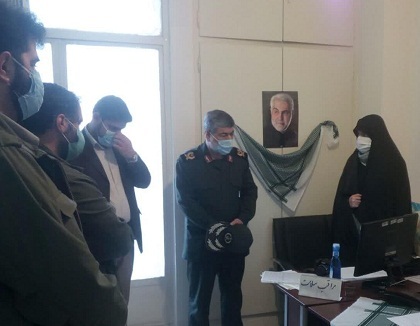 بازدید جانشین قرارگاه زیست محیطی سپاه تهران بزرگ از سرای محله پیروزی و صفا