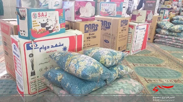 اهدای ۳۲ سری کمک جهیزیه به نوعروسان قائم شهری