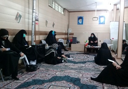 نشست فرماندهان پایگاه ها و اعضای شورای بسیج حوزه
