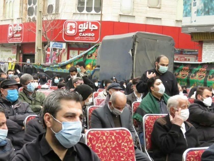 مراسم سوگواری حضرت فاطمه زهرا (س) با حضور پرشور مردمی
