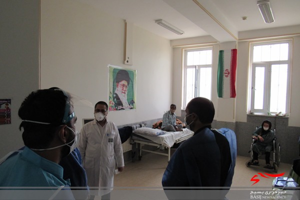 مسئولان سپاه میانه از نقاهتگاه بیماران کرونایی بازدید کردند مسئولان سپاه میانه از نقاهتگاه بیماران کرونایی بازدید کردند