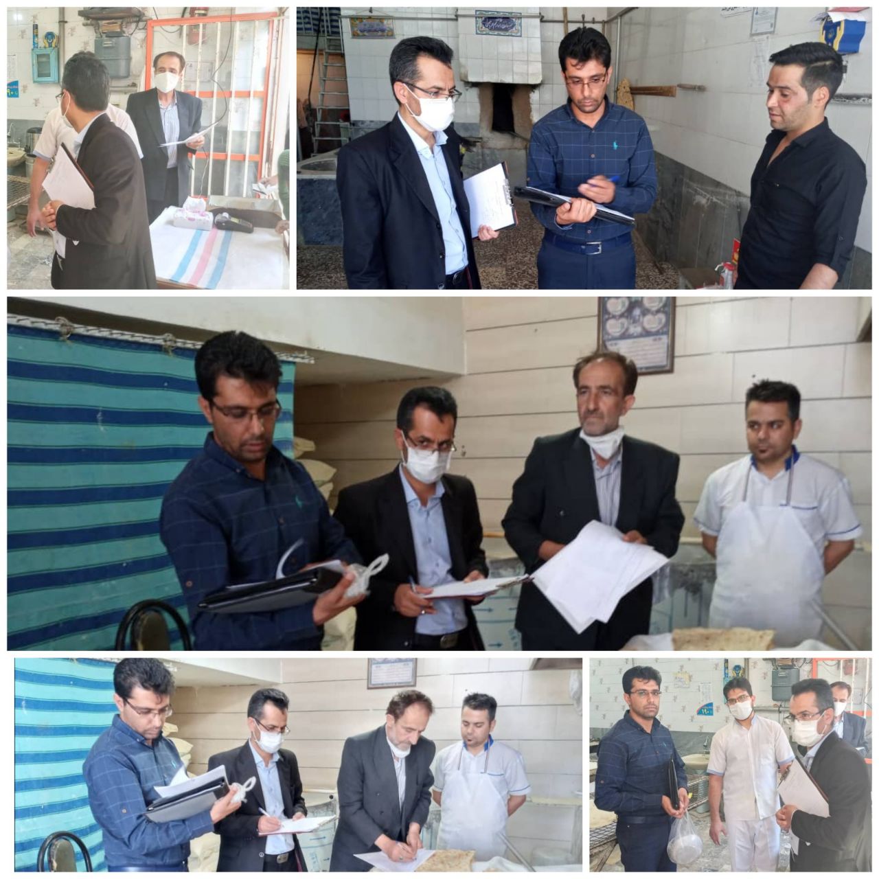 بازدید منظم بازرسان کارگروه آرد و نان شاهرود از  رعایت نکات بهداشتی در نانوایی&zwnj;ها
