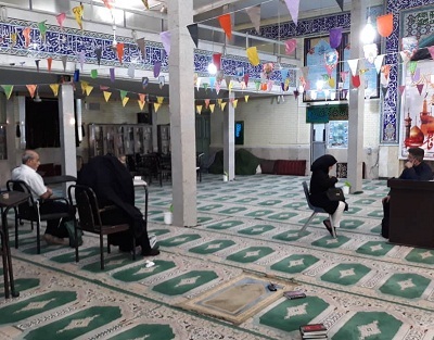 میز خدمت به مردم در ولادت هشتمین کریم آل الله