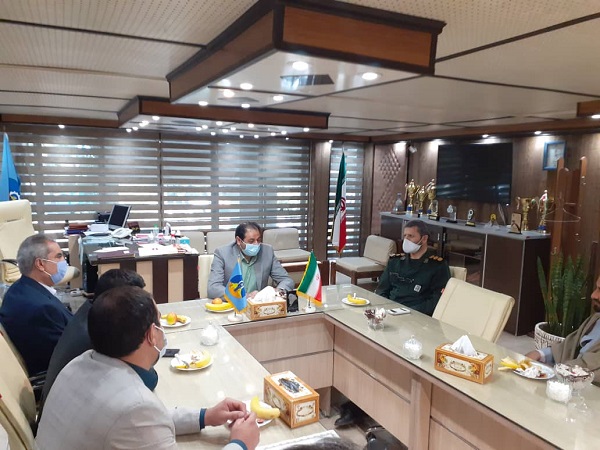 فرمانده سپاه شهرستان البرز با دکتر عبدی زاده دیدار کرد فرمانده سپاه شهرستان البرز با دکتر عبدی زاده دیدار کرد