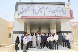 بازدید دکتر احمدی از بیمارستان های کنگان و دیر بازدید دکتر احمدی از بیمارستان های کنگان و دیر