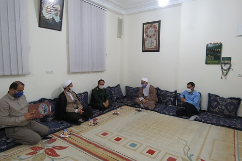 دیدار فرمانده بسیج سپاه محمدرسول الله(ص) با امام جمعه کنگان