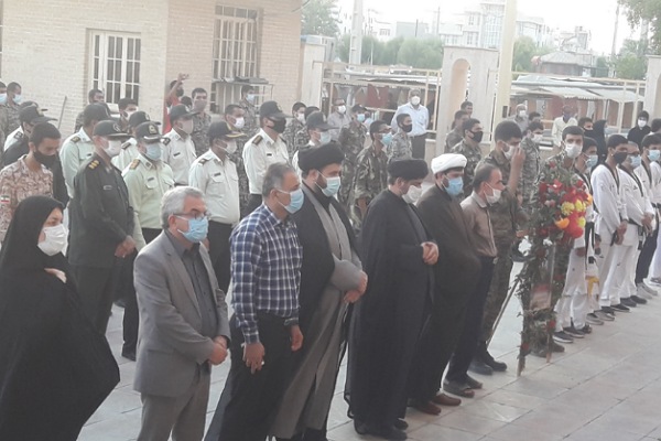 تجدید میثاق با شهدا ء در گناوه تجدید میثاق با شهدا ء در گناوه