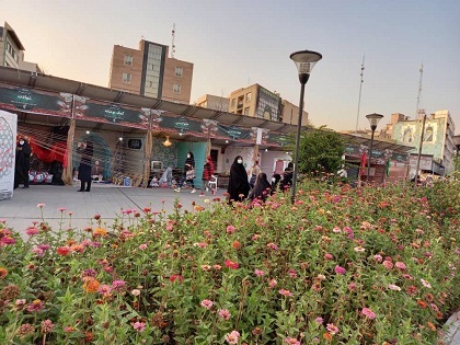 نمایشگاه یاد یاران در میدان شهدای هفتم تیر