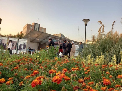 نمایشگاه یاد یاران در میدان شهدای هفتم تیر