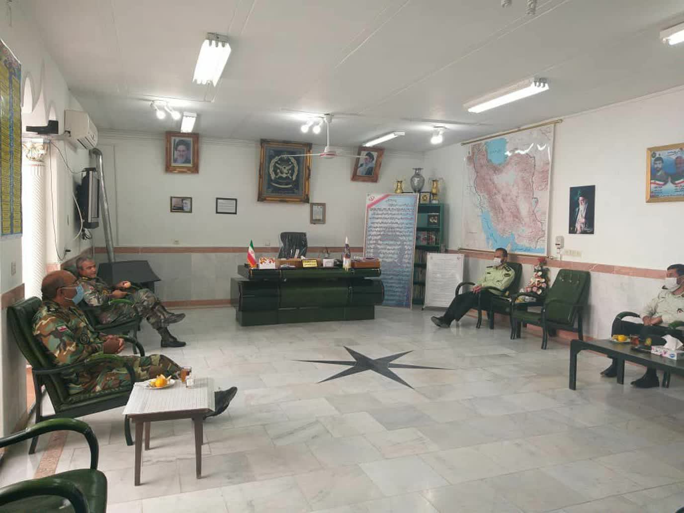 دیدار فرمانده انتظامی شهرستان شاهرود با ارشد آجا در استان سمنان