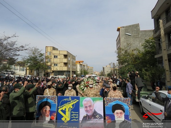 پیکر شهید امنیت؛ خلیل رونده در کلیبر تشییع شد پیکر شهید امنیت؛ خلیل رونده در کلیبر تشییع شد