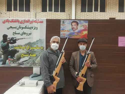 گزارش تصویری از مسابقه تیراندازی بسیج پیشکسوتان قزوین
