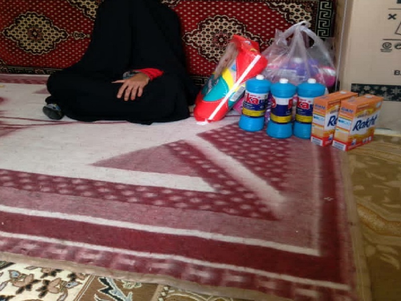 توزیع بسته های بهداشتی در جلگه دلگان توزیع بسته های بهداشتی در جلگه دلگان