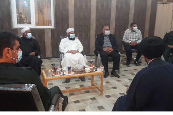 دیدار علمای اهل سنت گناوه با فرمانده سپاه شهرستان گناوه