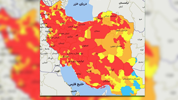 شهرستانهای سمنان، شاهرود، دامغان و گرمسار در وضعیت قرمز قرار گرفتند شهرستانهای سمنان، شاهرود، دامغان و گرمسار در وضعیت قرمز قرار گرفتند