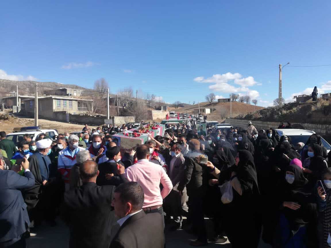 وداع با پیکر شهید عادل نژاد در سپاه عشایر استان و مارگون