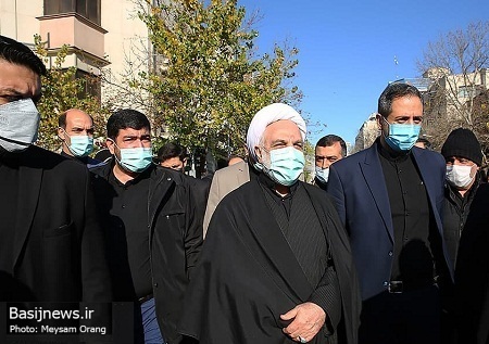 مراسم تشییع پیکر ۱۵۰ شهید گمنام از دانشگاه تهران