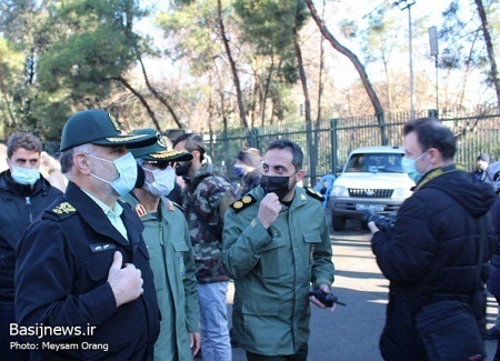 مراسم تشییع پیکر ۱۵۰ شهید گمنام از دانشگاه تهران