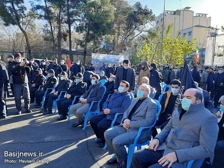 مراسم تشییع پیکر ۱۵۰ شهید گمنام از دانشگاه تهران