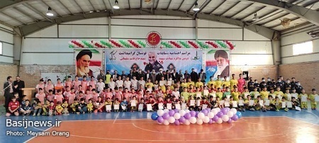 برگزاری مراسم اختتامیه مسابقات فوتسال جام سپهبد شهید&zwnj; سلیمانی