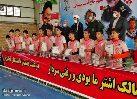 برگزاری مراسم اختتامیه مسابقات فوتسال جام سپهبد شهید&zwnj; سلیمانی
