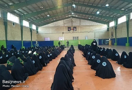 رزمایش امداد و نجات بانوان بسیجی