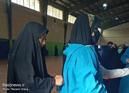 رزمایش امداد و نجات بانوان بسیجی