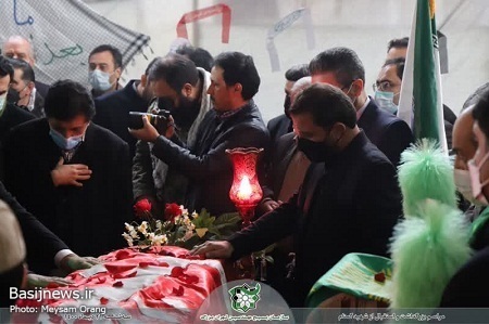 مراسم گرامیداشت یاد و خاطره یک شهید گمنام در سازمان نظام مهندسی