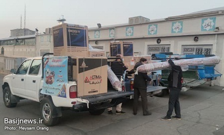 کمک مومنانه ناحیه مقاومت بسیج مقداد در یوم الله دهه فجر انقلاب اسلامی