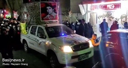 مراسم تشییع پیکر مطهر شهید خسرو قادری
