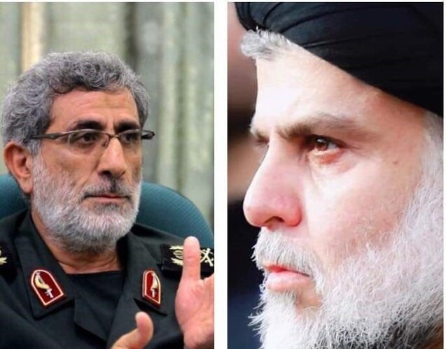 دیدار سردار قاآنی با مقتدی صدر در نجف اشرف دیدار سردار قاآنی با مقتدی صدر در نجف اشرف