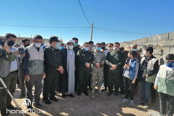 بازدید سردار زهرایی از مناطق محروم شهرستان ارسنجان