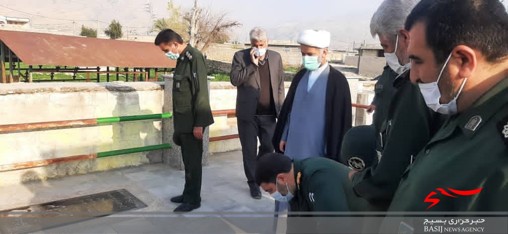 دیدار و ابراز همدردی جانشین سپاه فتح استان با خانواده های ۲ شهید در چرام