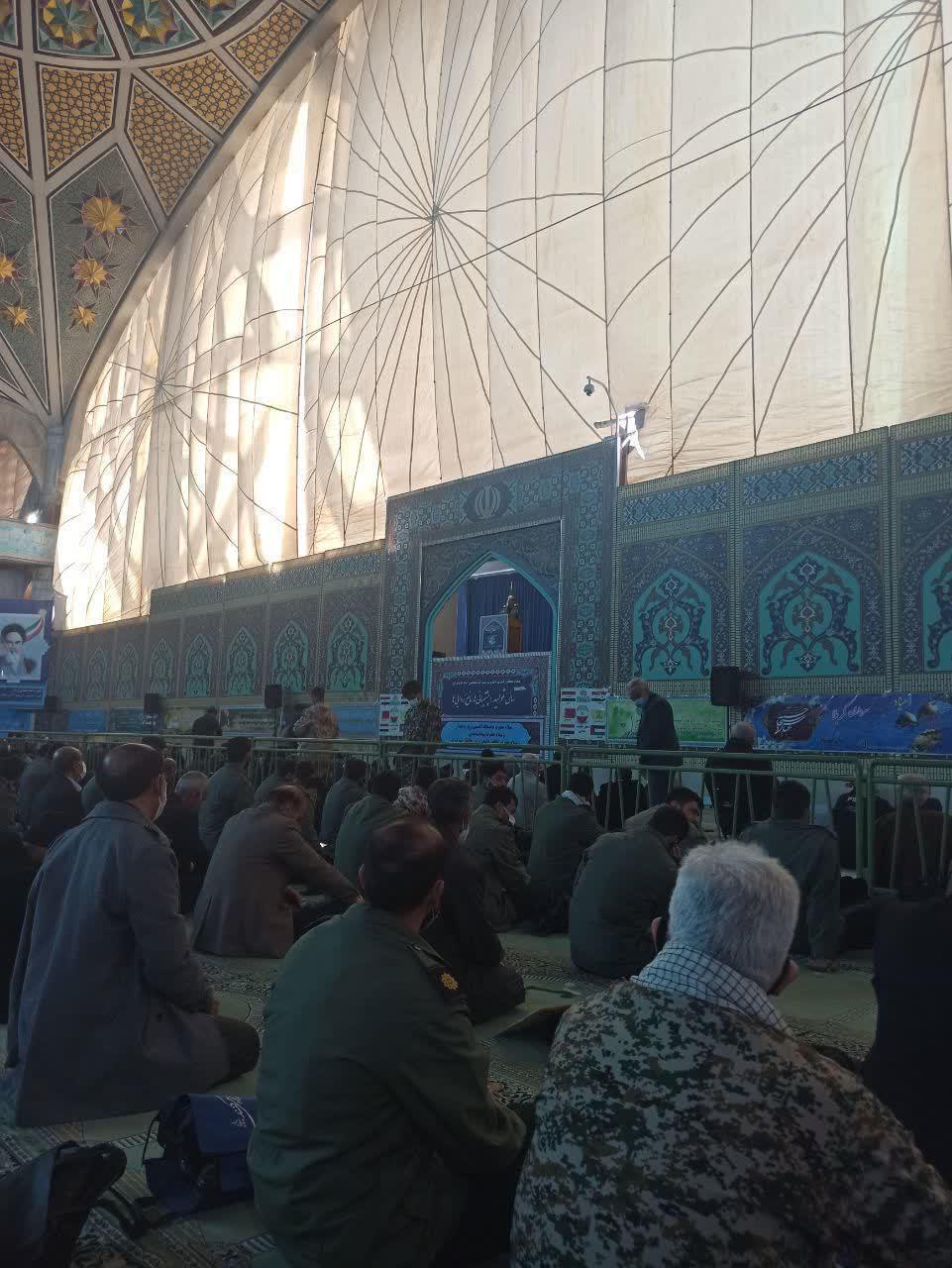 شرکت در نماز عبادی، سیاسی جمعه رزمندگان گردان های 119 و ۱۰۵ حضرت امام حسین(علیه السلام) شرکت در نماز عبادی، سیاسی جمعه رزمندگان گردان های 119 و ۱۰۵ حضرت امام حسین(علیه السلام)