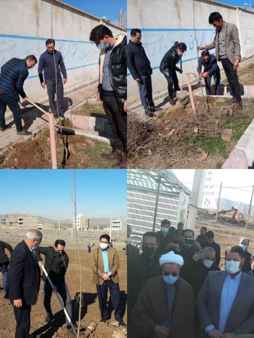 کاشت نهال به نام شهدا توسط بسیج ورزشکاران کاشت نهال به نام شهدا توسط بسیج ورزشکاران