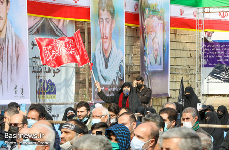 تشییع پیکر شهید &laquo;حسین فغانی&raquo; در تهران