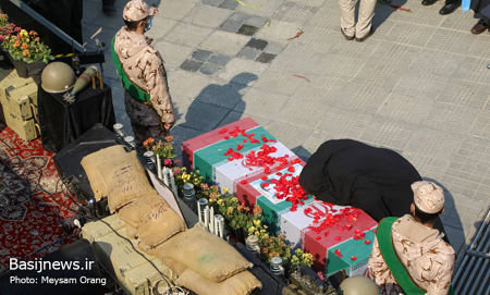 تشییع پیکر شهید &laquo;حسین فغانی&raquo; در تهران