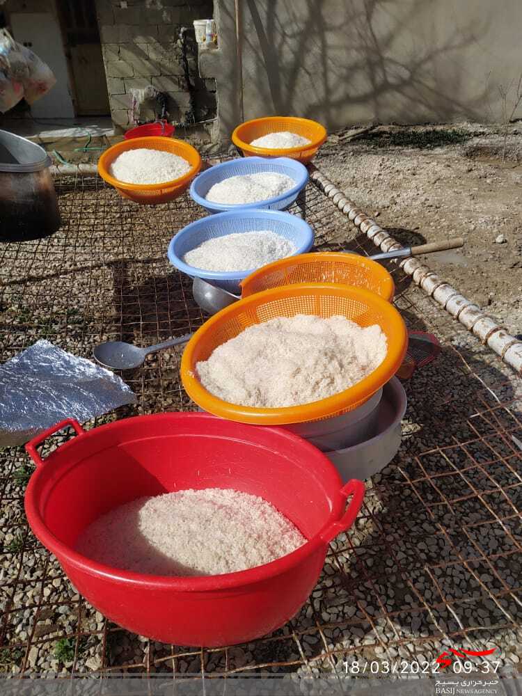 اقدامات بسیج اقشار سپاه فتح در نیمه شعبان ۱۴۰۰/ از پخت و توزیع بیش از ۶۵۰۰ غذای نذری تا تا توزیع ۵۰۰ بسته معیشتی و مسابقه کتابخوانی