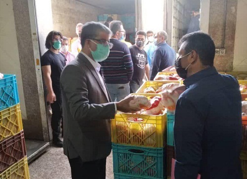 راه اندازی غرفه نظارت و بازرسی از توزیع مرغ دولتی