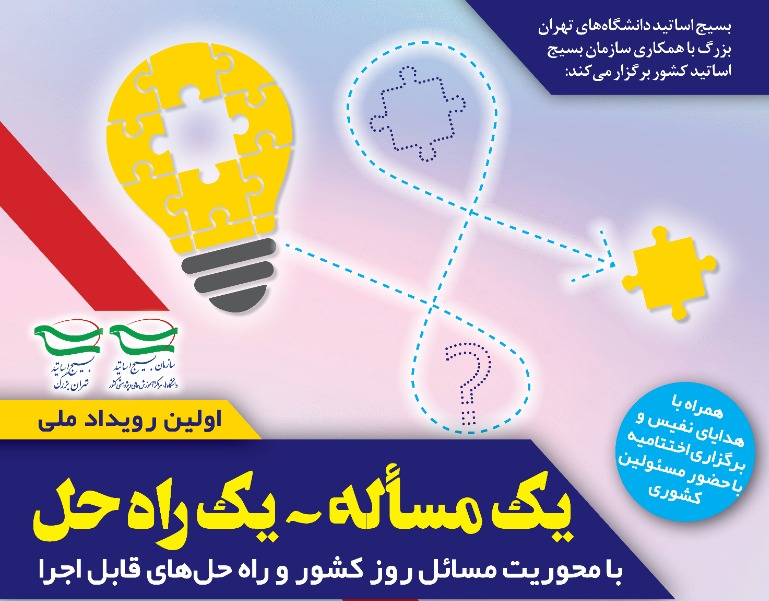 گزارش مرحله اول طرحهای رسیده رویداد یک مساله- یک راه حل گزارش مرحله اول طرحهای رسیده رویداد یک مساله- یک راه حل