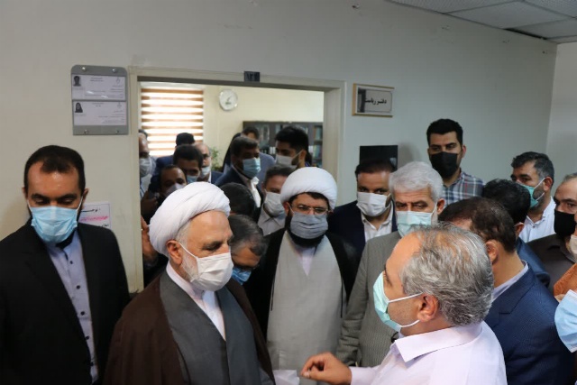 تصویری: نخستین بازدید سرزده رئیس جدید دستگاه قضا از دادگستری شهرستان قدس
