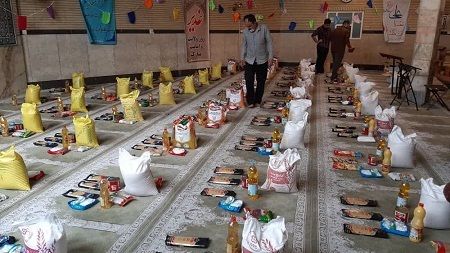 تهیه و توزیع ۵۰۰ پرس غذای گرم بین خانواده های کم برخوردار