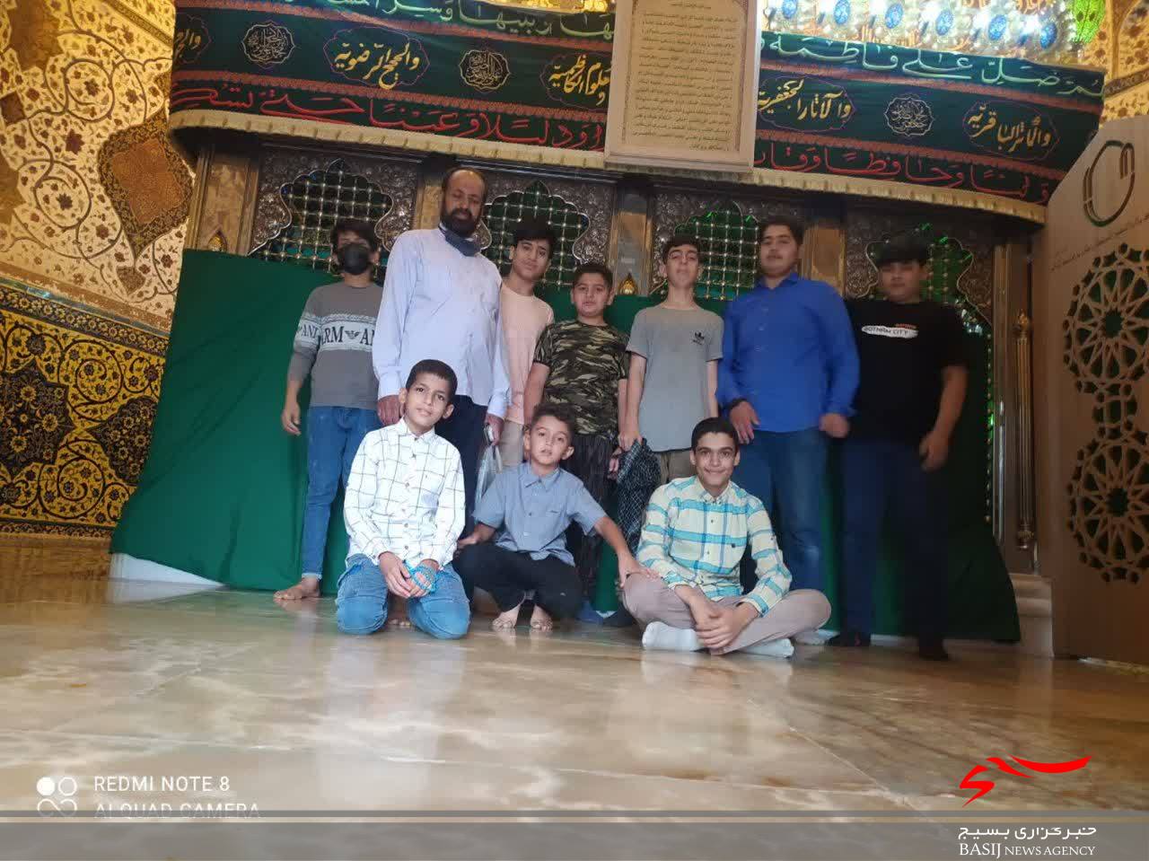 اردوی زیارتی بسیجیان پایگاه ثقلین در مشهد اردهال