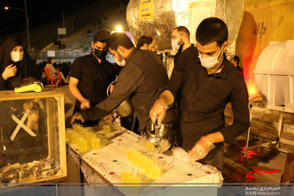 عزاداری شب عاشورا در حرم ۱۴ شهید گمنام کوه خضرنبی