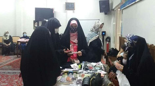 مراسم تکریم هفته عفاف و حجاب در ناحیه شهید مفتح برگزار شد