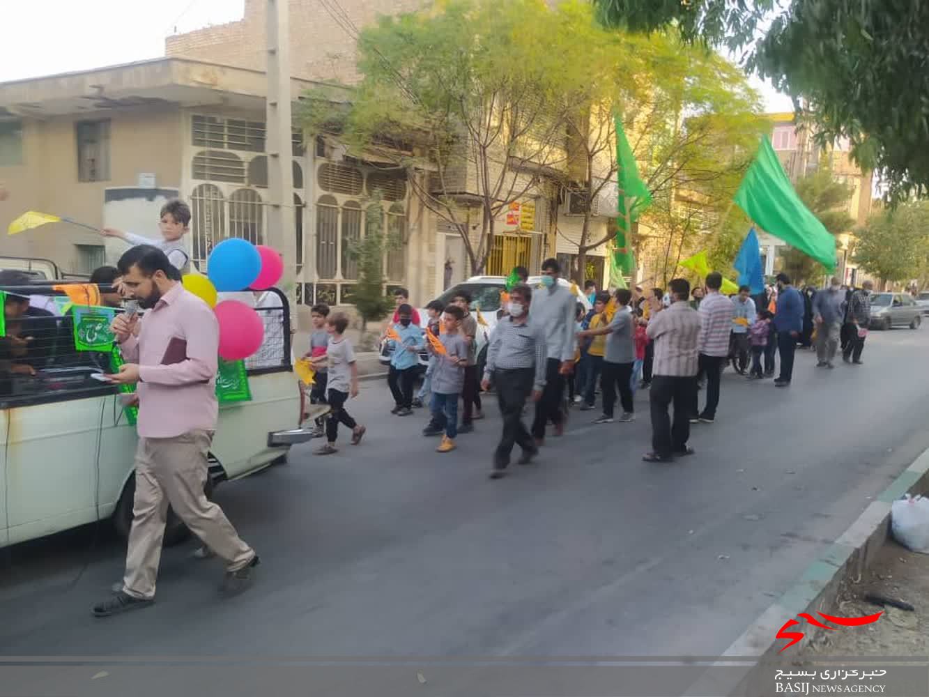 کاروان شادی بسیجیان پایگاه شهید جمراسی